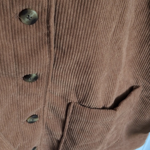 NWOT Boston Traders Brown Corduroy Shacket - XXL - Picture 4 of 6